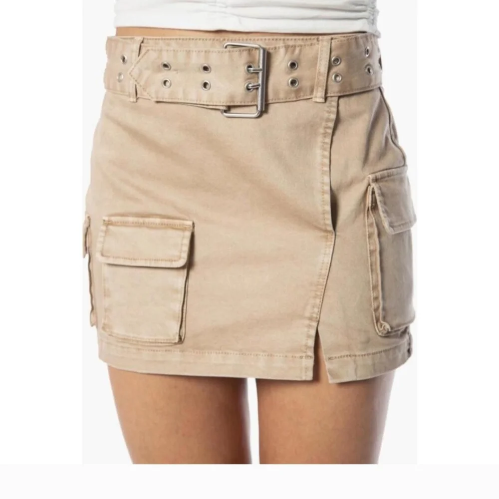 Juicy Couture Cargo Mini Skirt Y2K Belted Streetwear Size : 30 - Picture 2 of 11